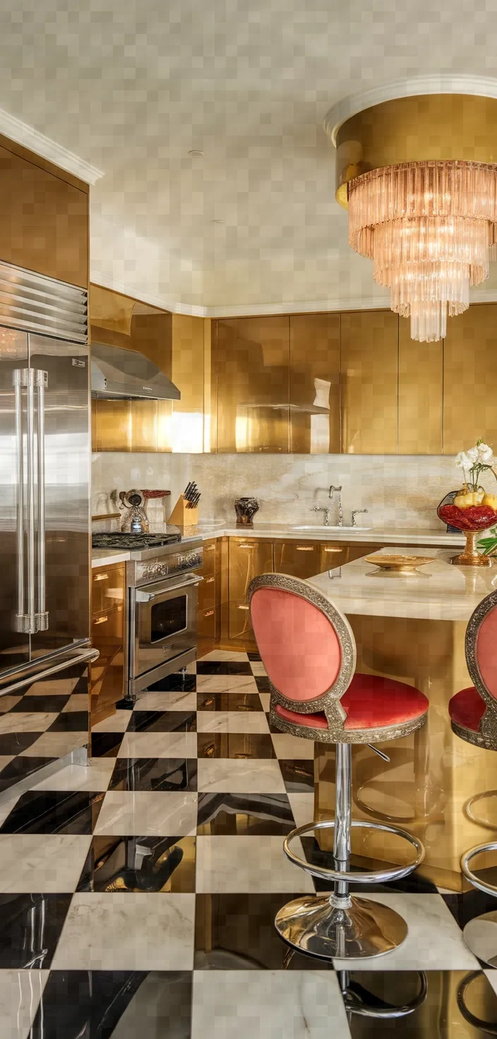 17. Hollywood Glam Kitchen