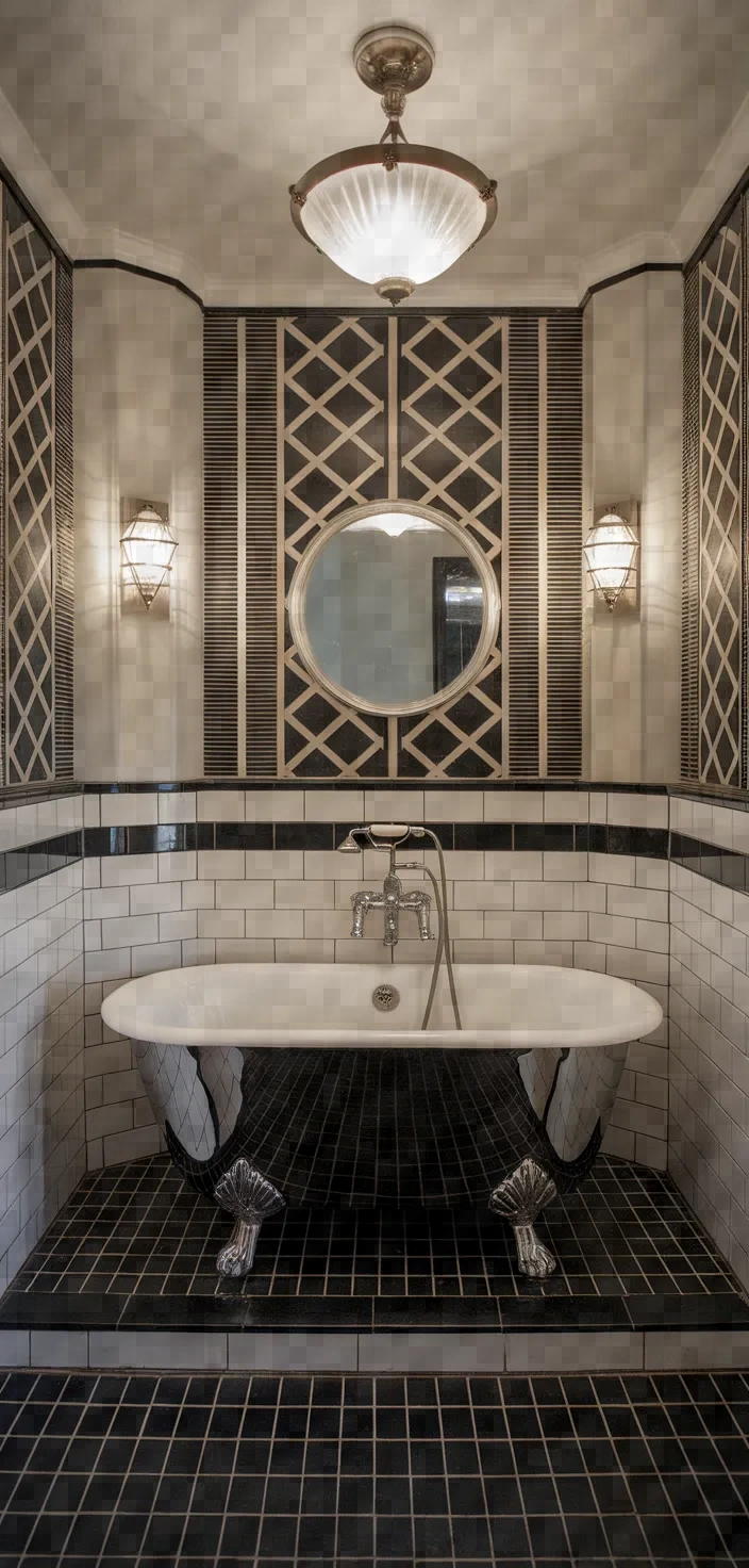 2. Art Deco Bathroom