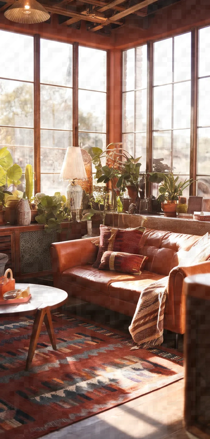 21. Southwestern Retro Living Room