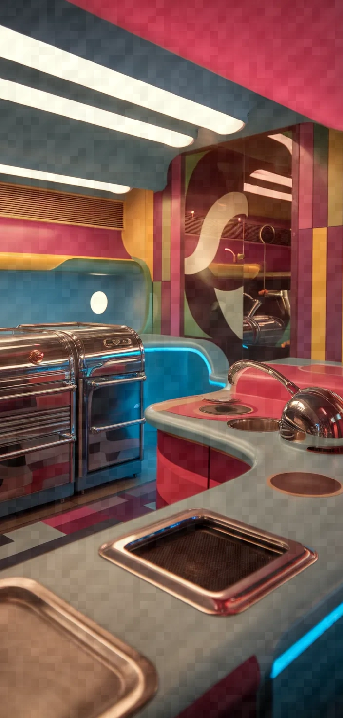 22. Retro Futurism Kitchen