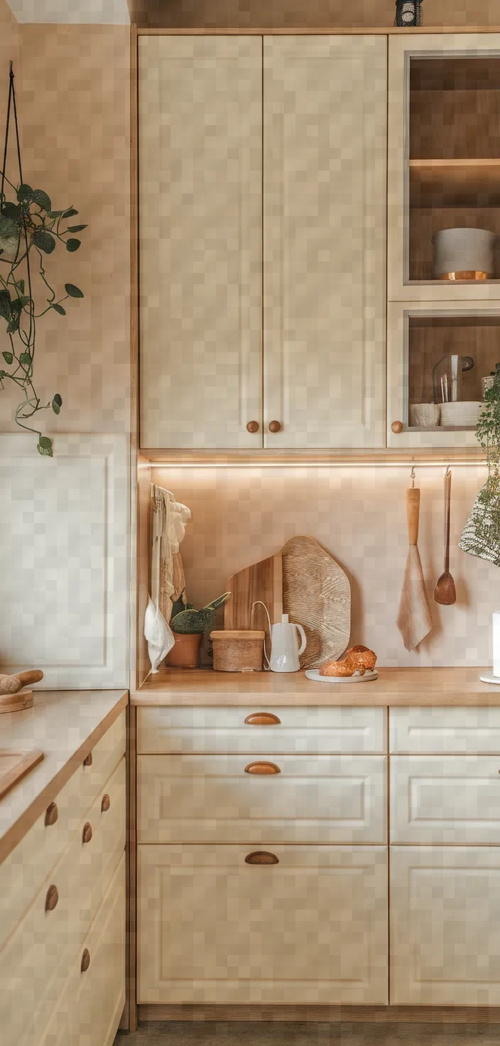 24. Beige Scandinavian Style Cabinets
