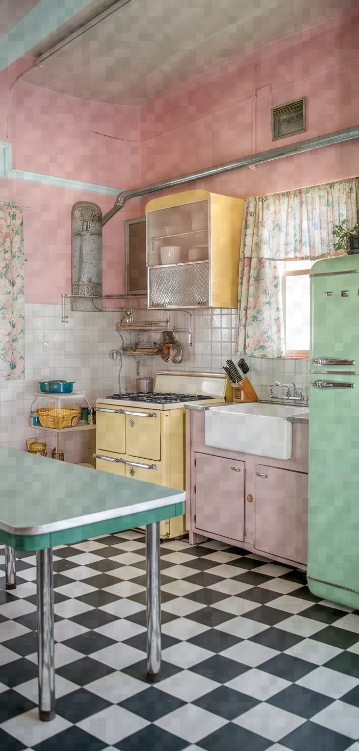 24. Vintage Americana Kitchen