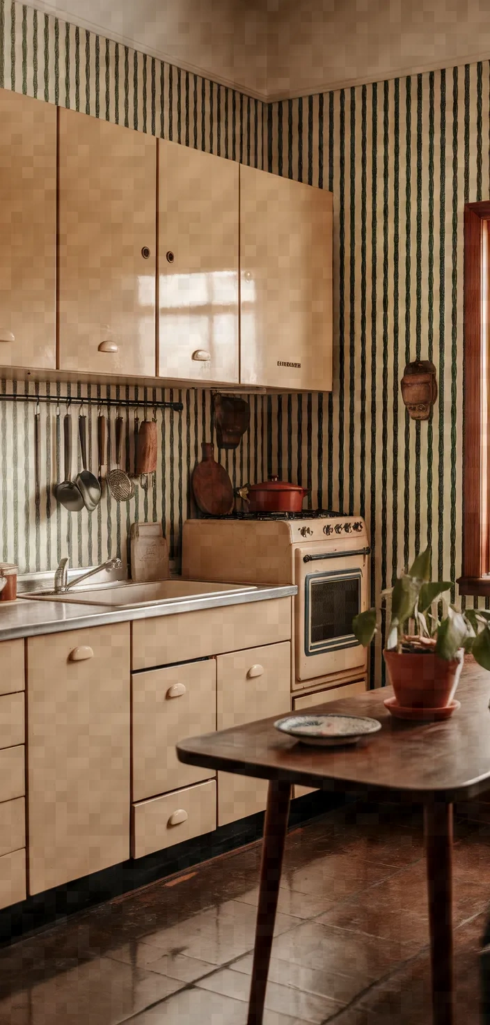 25. Beige Retro Cabinets