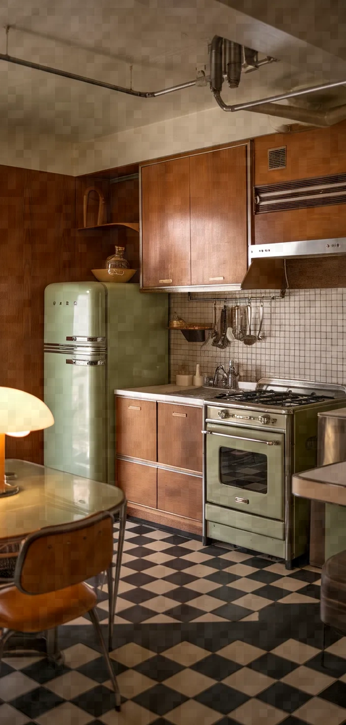 25. Mad Men Style Kitchen
