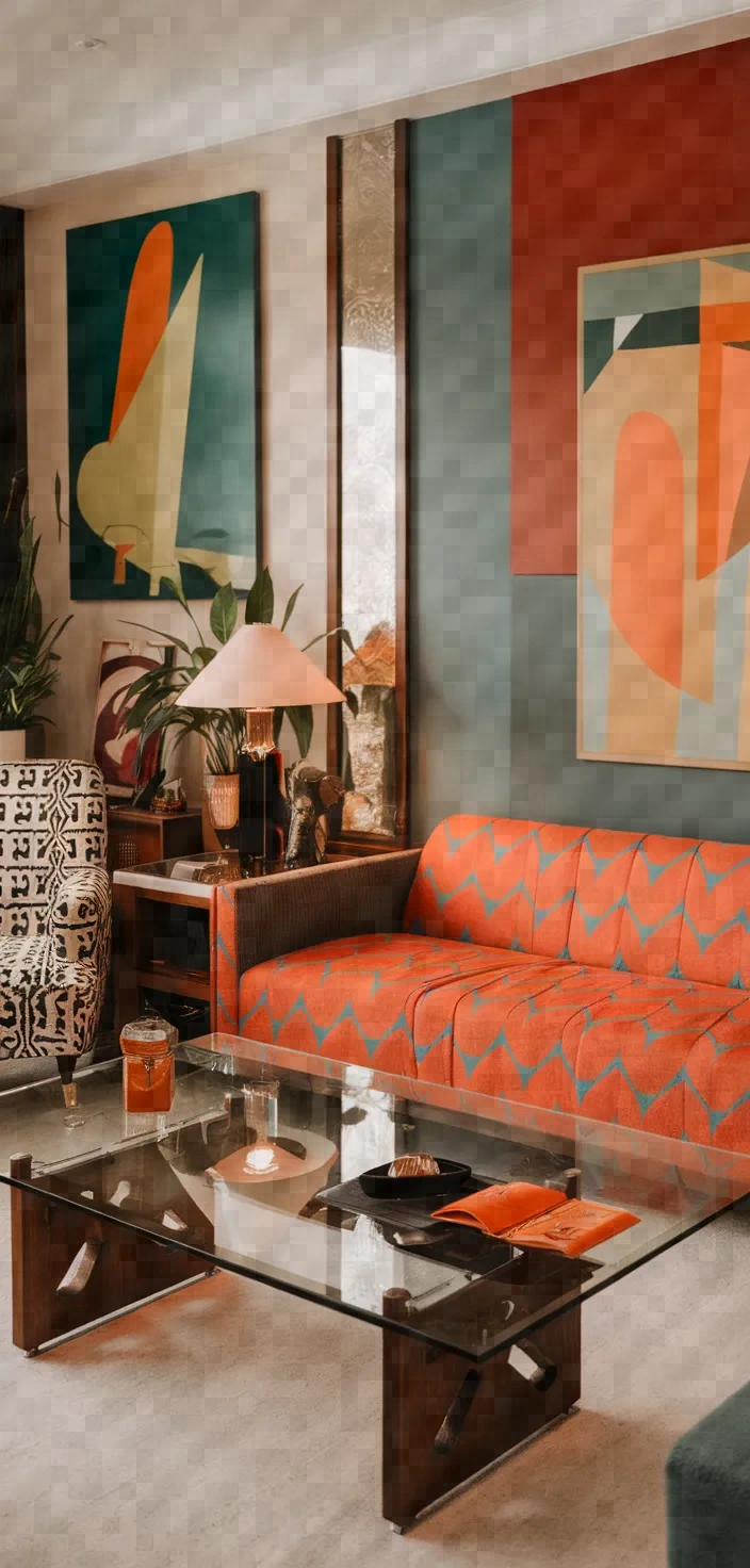 25. Neo-Memphis Style Living Room