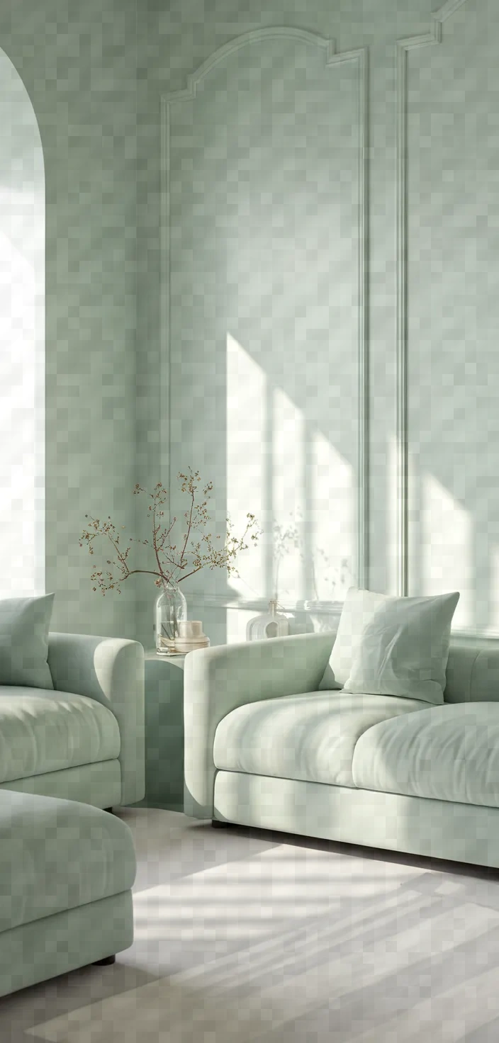26. Soft Mint Delight