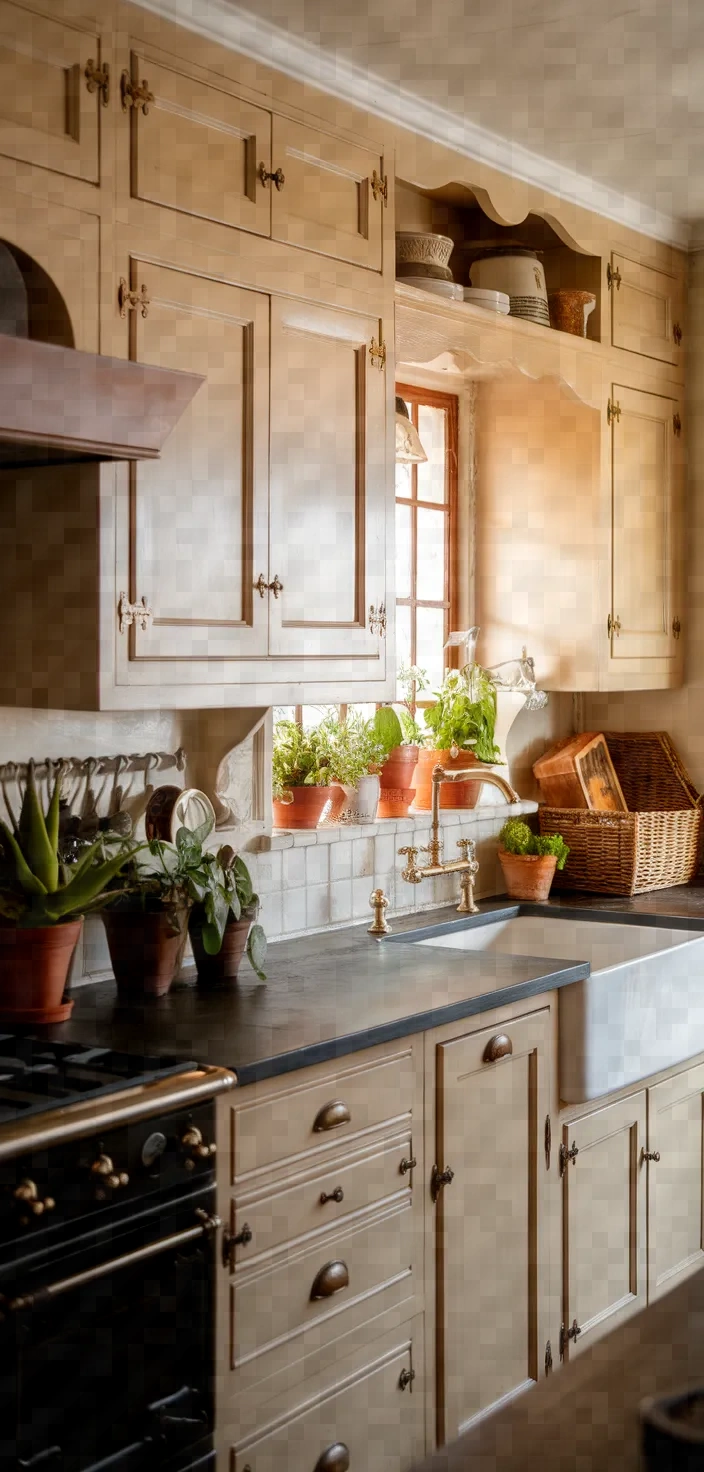 27. Eclectic Antique White Cabinets
