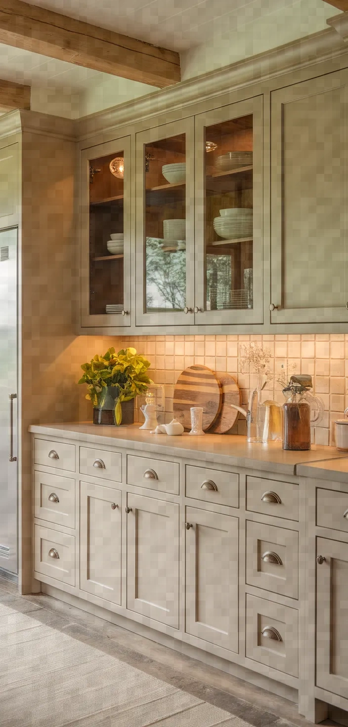 28. Beige Craftsman Style Cabinets