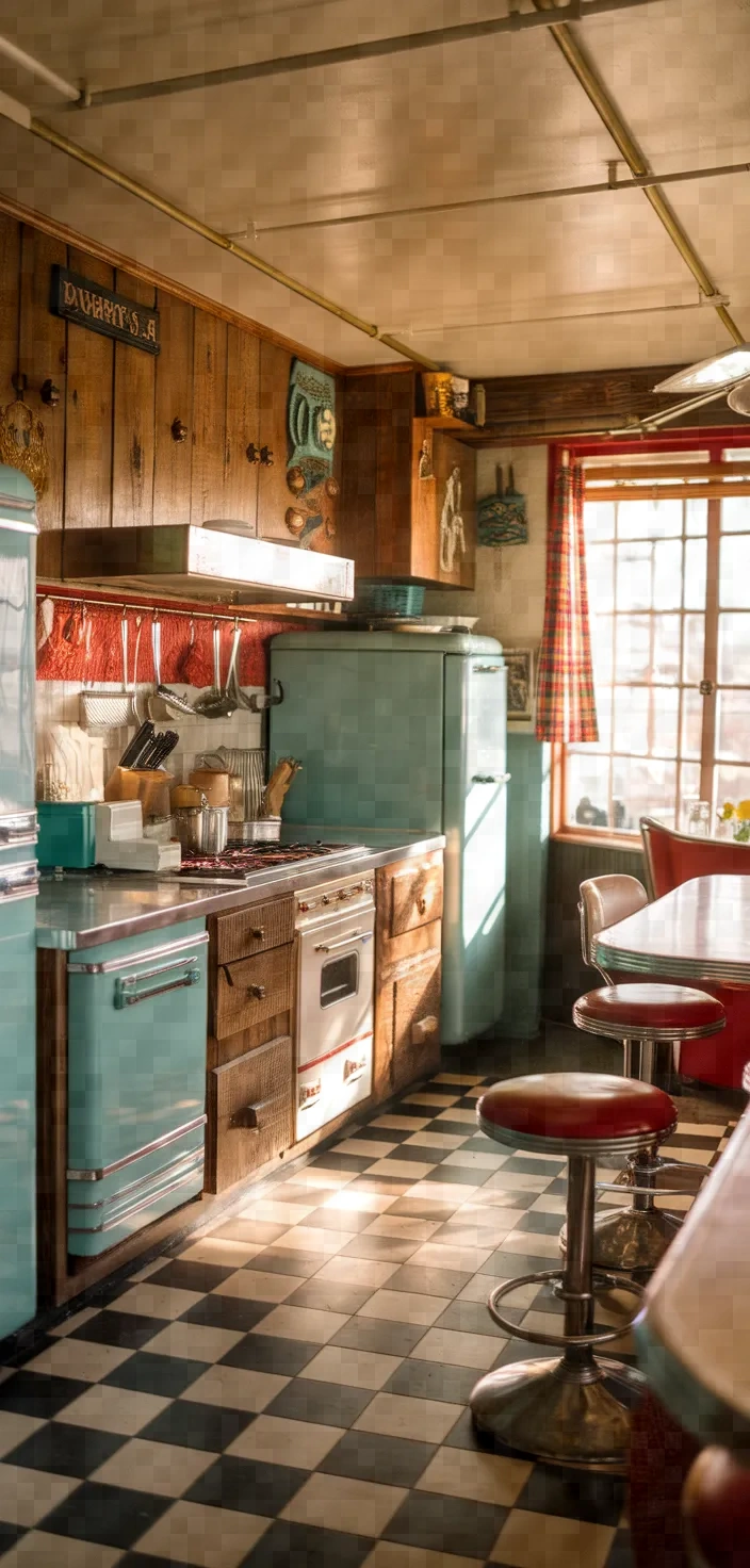 28. Western Retro Kitchen