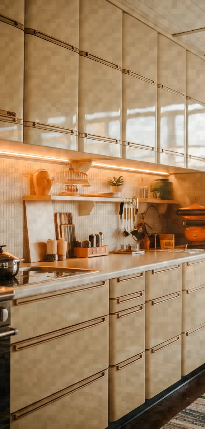 29. Beige Mid-Century Modern Cabinets