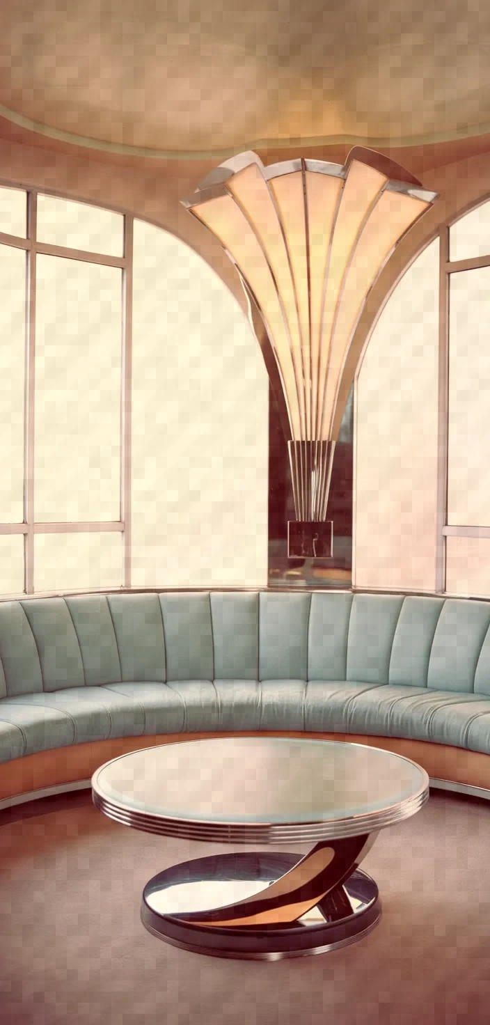 29. Streamline Moderne Living Room