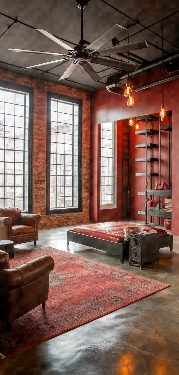 4. Industrial Loft Style