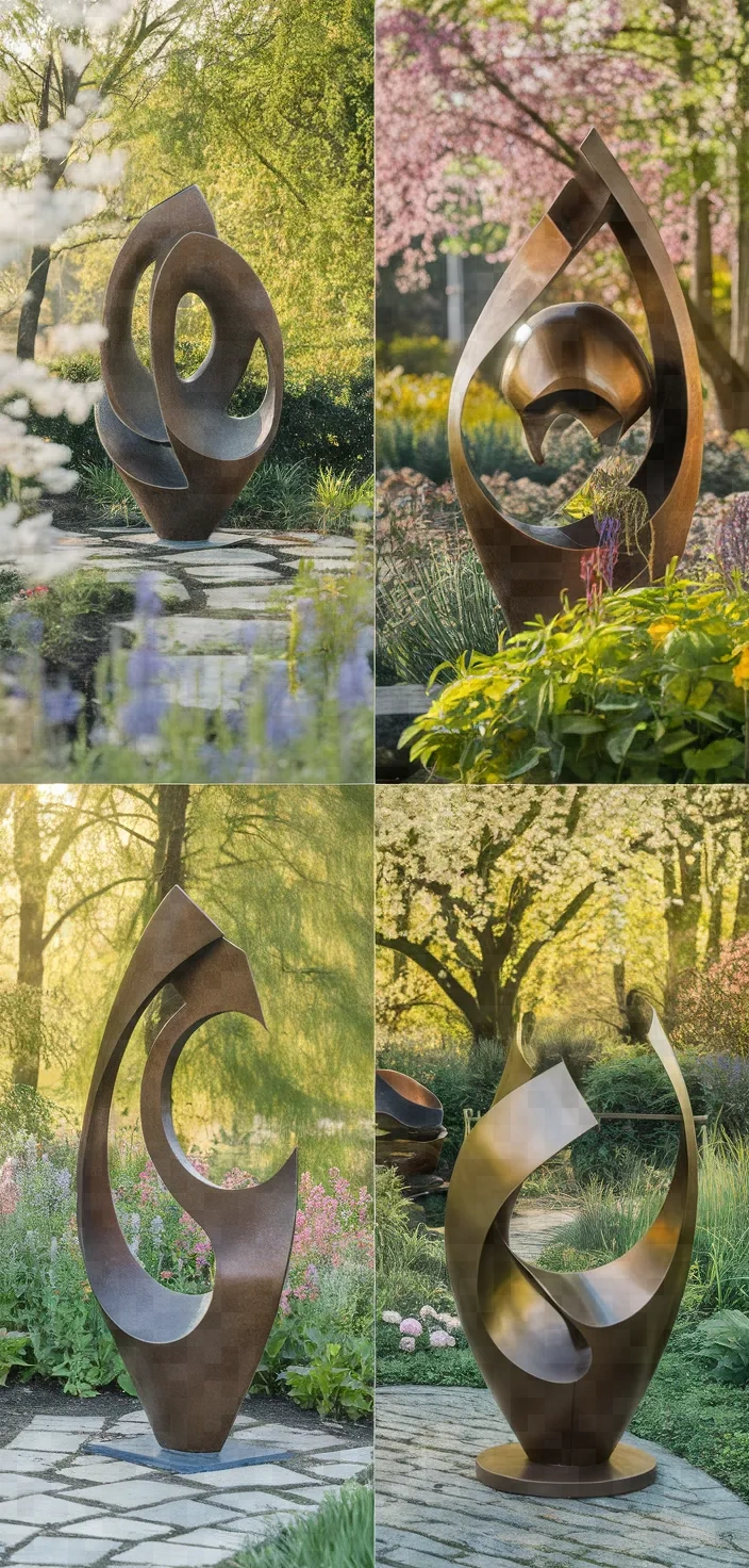 4. Metal Garden Sculptures