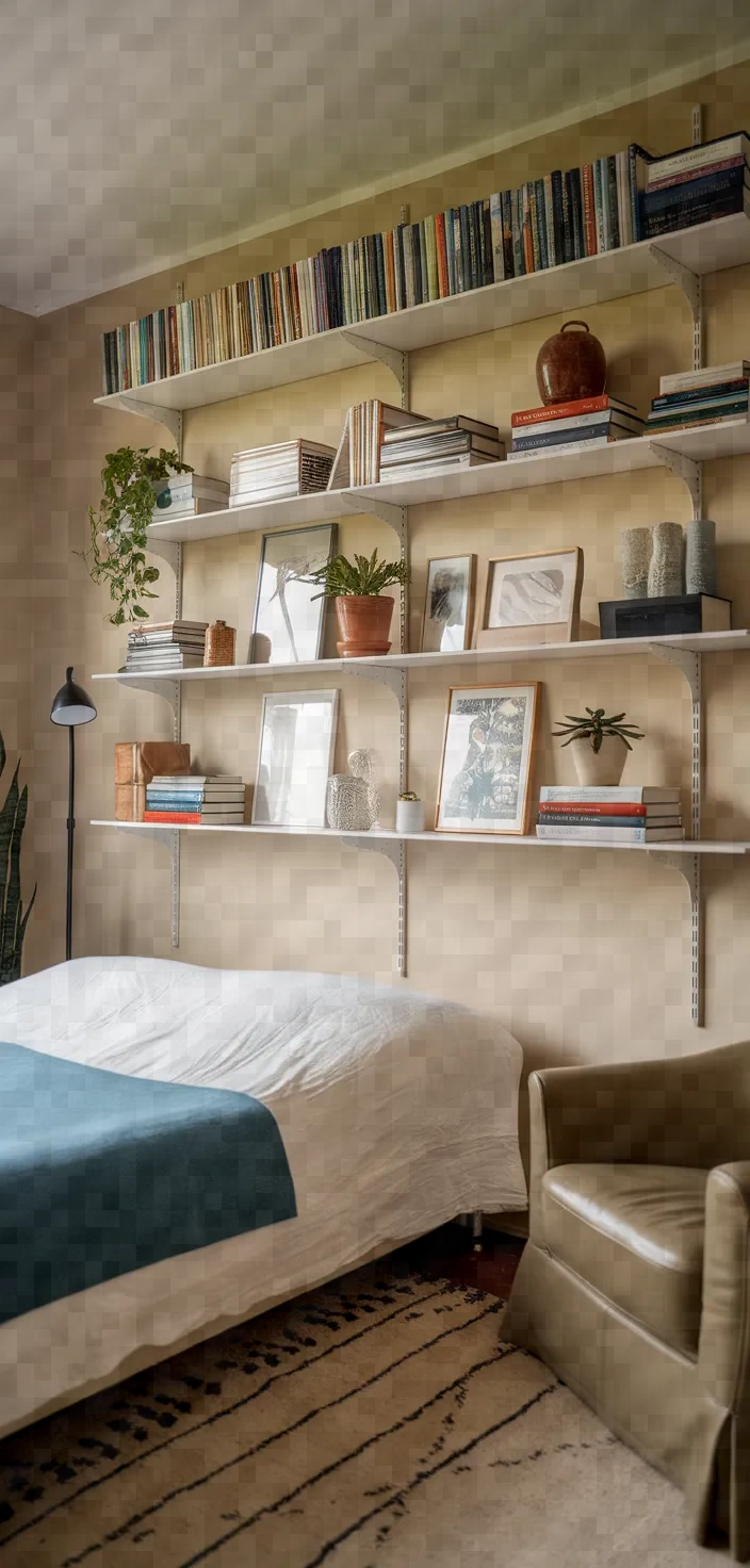 4. Wall-Mounted Shelving
