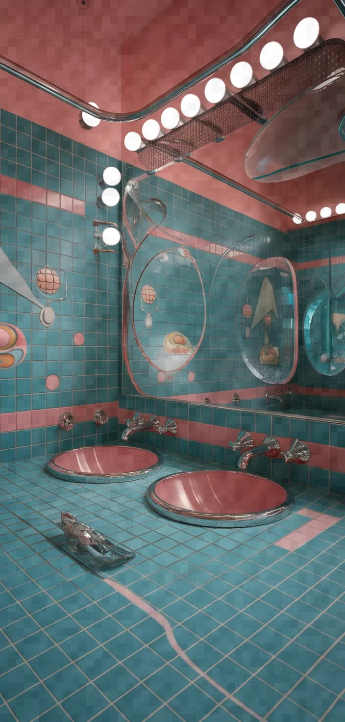 6. Space Age Pop Bathroom