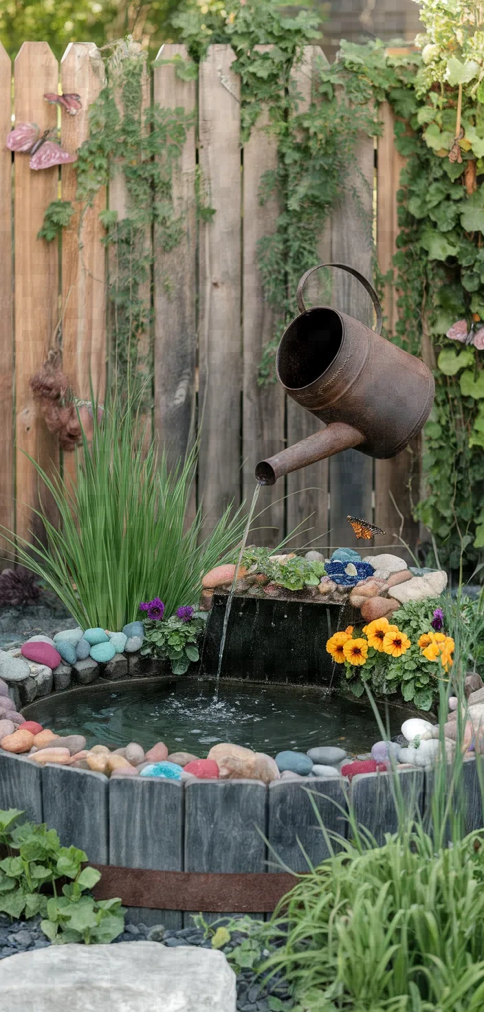 6. Upcycled Water Features