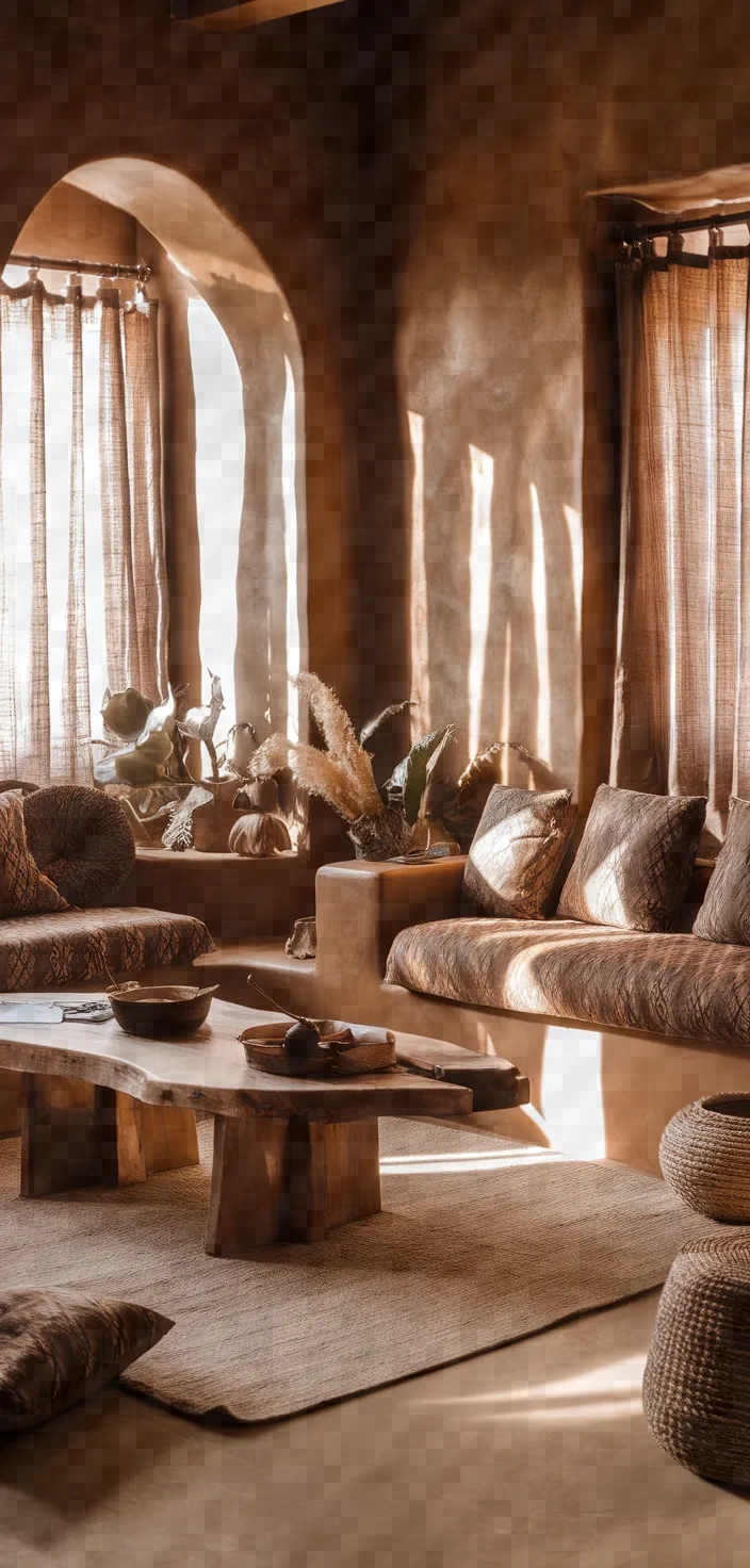 7. Earthy Brown Tones