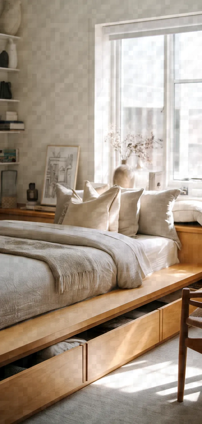 8. Platform Bed with Storage
