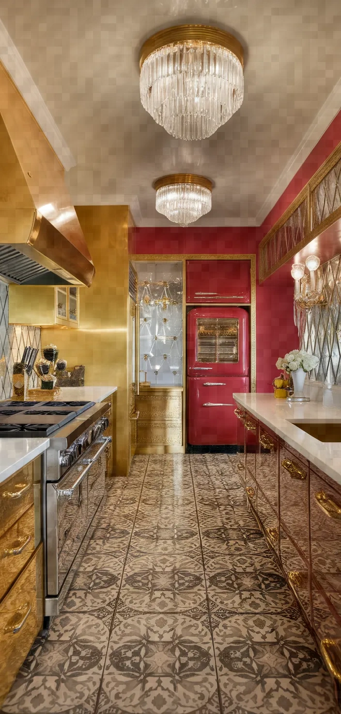 9. Hollywood Regency Kitchen